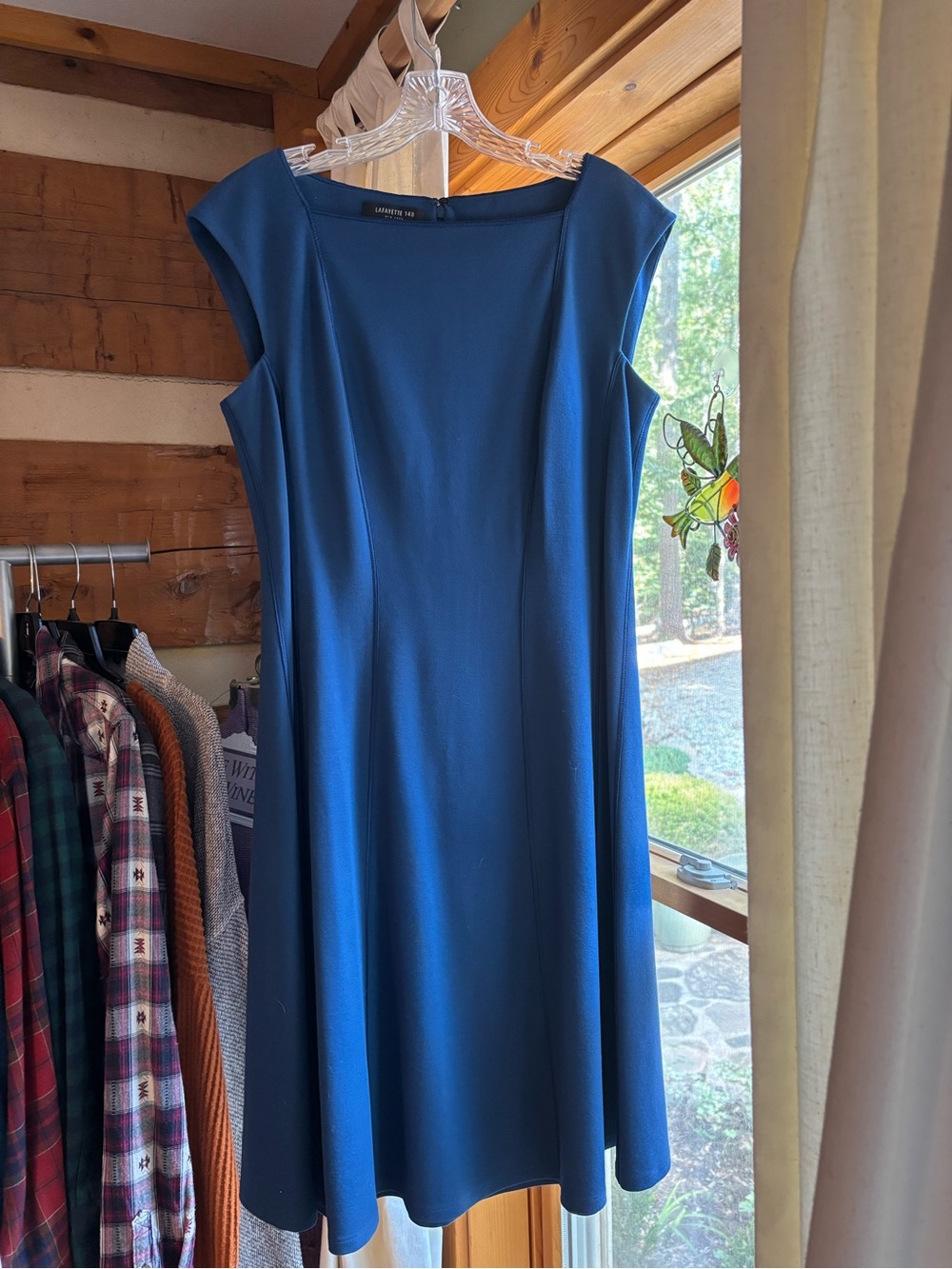 Lafayette 148 New York Sleeveless  Dress in Cobalt Blue